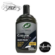 Turtle Wax Ceramic Acrylic Black Polish Hybrid Solutions Enhances Paint 53677