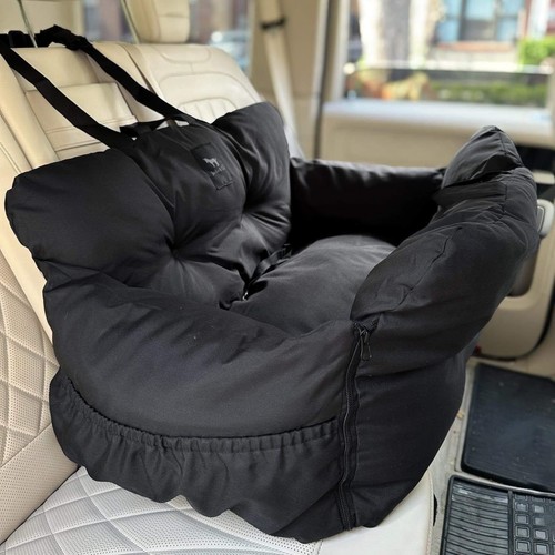 - Premium Dog Car Seat & Bed for Small and Medium Dogs up to 40lbs / Soft Clo...