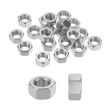 20pcs Metric Hex Nuts M18 x 2.5mm Stainless Steel Hexagon Nut