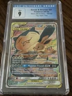 Pokemon Eevee & Snorlax GX Black Star Promo SM169 Tag Team Card CGC 9
