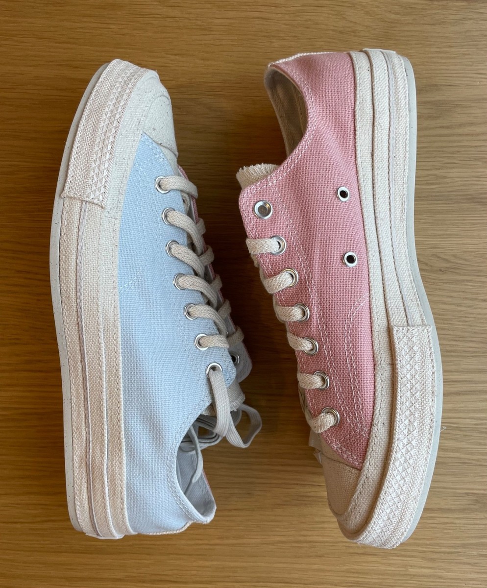 Converse Chuck 70 OX Low Renew Tri Colour Pink Blue Beige UK