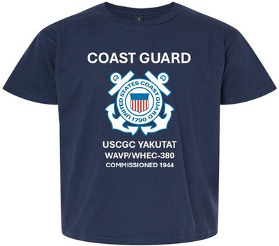 USCGC YAKUTAT  WAVP/WHEC-380 * COMMISSIONED 1944 *USCG OFFICIALLY LICENSED