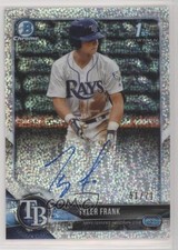 2018 Bowman Draft Chrome Pick Sparkles Refractor 51/71 Tyler Frank Auto fm0