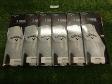 6 Guanti da Golf Callaway X Junior Piccoli Indossati A Sinistra Nuovi