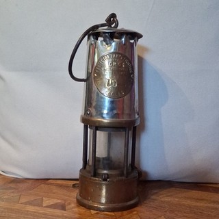 Vintage Protector Eccles GR6S Miners Safety Lamp Working Mining Collectable