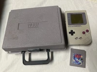 Nintendo GameBoy Original 1989 DMG-01 Handheld System Console Qix Game Nuby Case