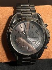 Michael Kors Bradshaw Chronograph black ion-plated stainless steel watch