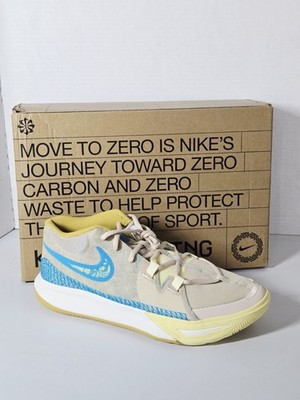 Nike Kyrie Flytrap 6 Mens Size 10 Beige Blue Basketball Athletic Shoes Sneakers