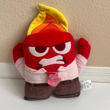 Disney Pixar Inside Out Anger Plush Stuffed Animal Toy Character