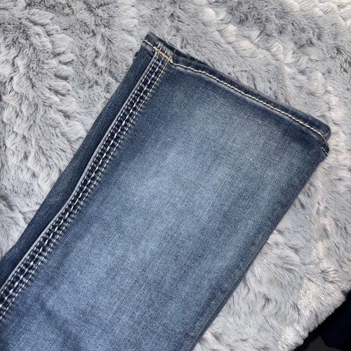 Rock Revival Jeans "Betty " Sequins flap pocket Easy Boot 28 EUC - Picture 2 of 8