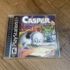 Casper Friends Around the World PS1 PlayStation 1 + Reg Card Complete Mint Game