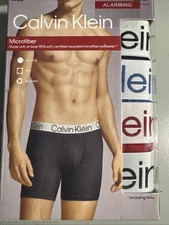 Calvin Klein Microfiber Boxer Brief 4 Pack Medium 32-34” Underwear Stretch
