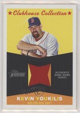 2009 Topps Heritage Clubhouse Collection Relics Kevin Youkilis #CC-KY 0t2