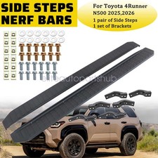 Juego de 2 estriberas laterales estriberas barras Nerf para Toyota 4Runner N500 2025,2026