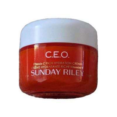 New Sunday Riley C.E.O. Vitamin C Daily Use Face Moisturizer Cream Hydrating 50g