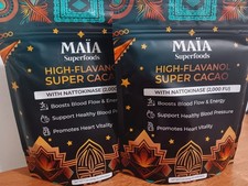 MAIA High-Flavanol Super Cacao with NATTOKINASE.NET WT 7oz 200g 30 servings