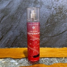 Bath  Body Works TWISTED PEPPERMINT Fine Fragrance Mist Body Spray 8 oz NEW