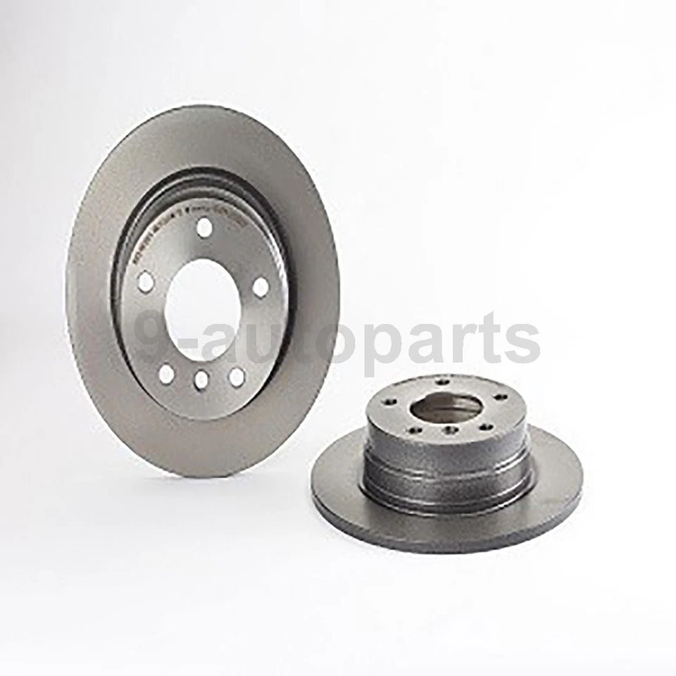 Kit de freio traseiro Brembo rotores de disco pastilhas de cerâmica para 1994-1998 BMW 318i - Imagem 3 de 4