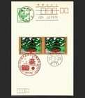 JAPAN FDC Beijing Temple of Heaven 1982 Tokyo 3 types postmark Postal card f1