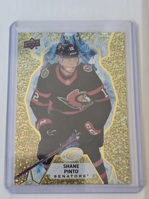 2021-22 Upper Deck Ice - Rookie Shane Pinto #142 Gold (RC)