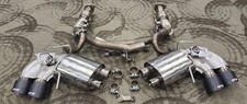 Borla 2020 Chevy Corvette C8 6.2l Atak 3in Dual Round Angle Cut Carbon Fiber