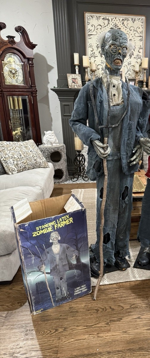 Zombie Farmer Spirit Halloween Animatronic (2008) Static Prop | eBay