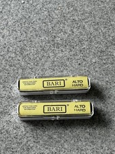 Bari Plastic Alto Sax Reeds, Strength Hard, Total of 2 reeds, Brand new