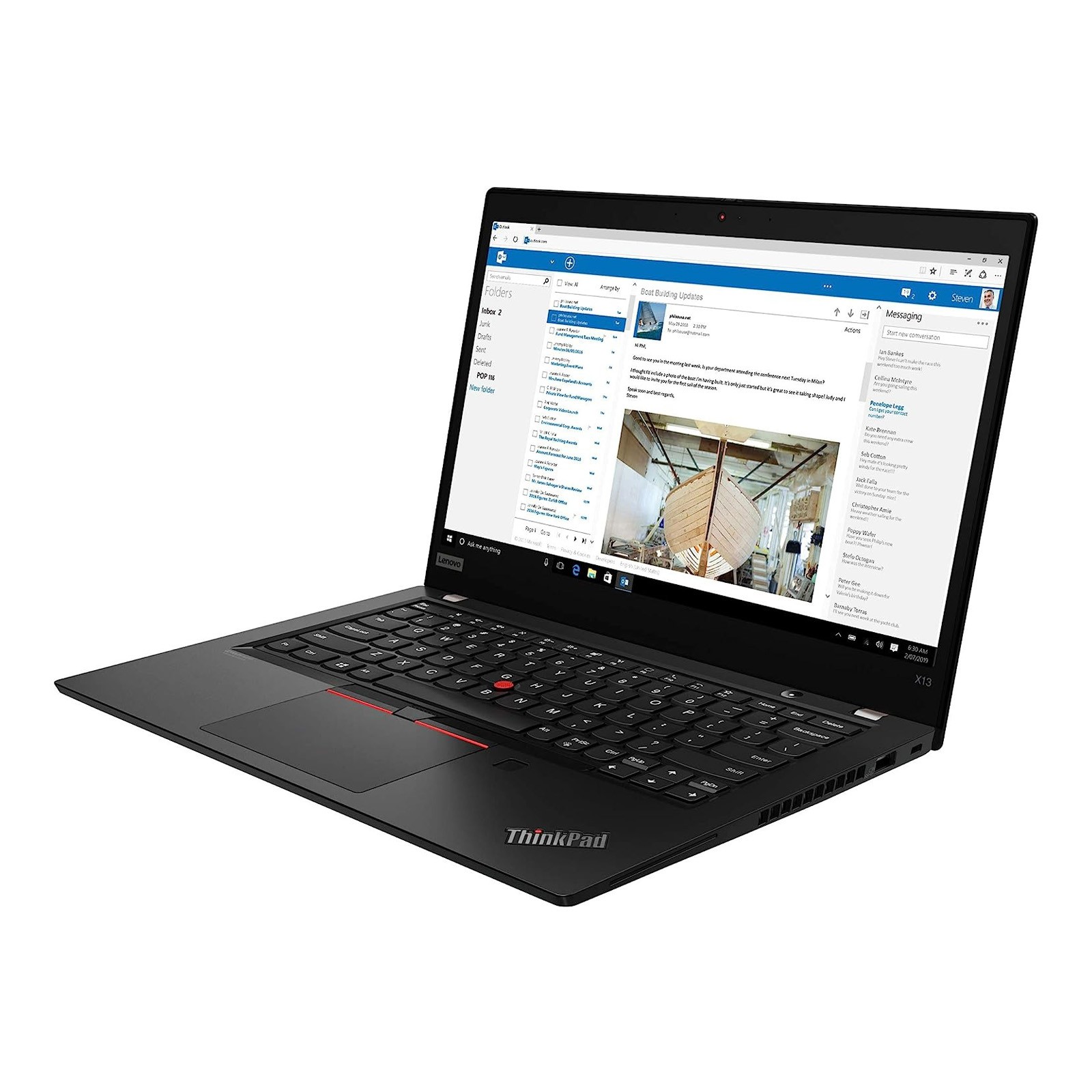 Lenovo ThinkPad X13 Gen 1 Laptop: AMD Ryzen 7 PRO, 16GB RAM 256GB SSD, Warranty