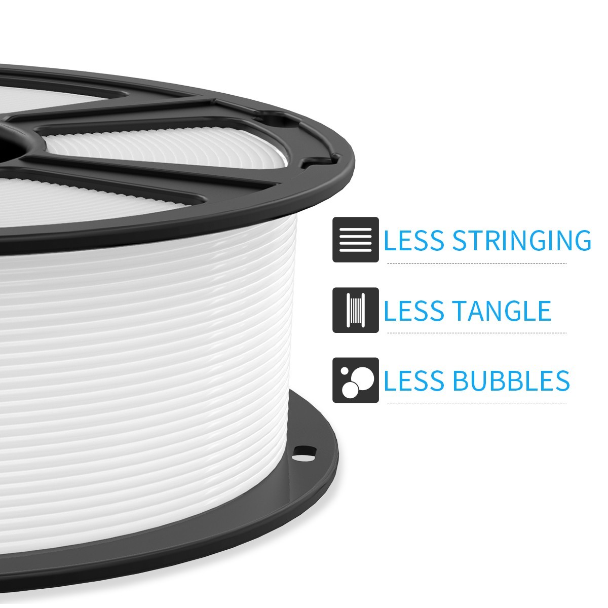 Geeetech filamento PETG 1KG per rotolo 1,75 mm materiale di consumo per stampante 3D foto 3