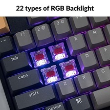 KEYCHRON K PRO RED SWITCH - KEYCHRON C2 PRO WIRED QMK/VIA MECHANICAL KEYBOARD