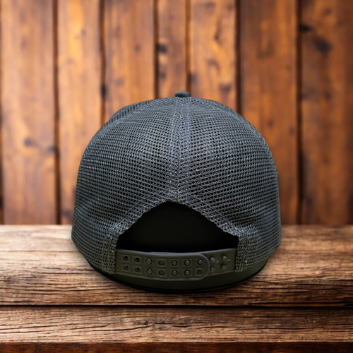 Beck's Beer Mens Trucker Hat Grey Snapback Pilsner Vintage Logo Baseball Cap - Picture 2 of 6