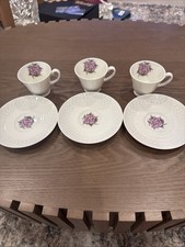 Lotto di 27 - Set di stoviglie vintage Theodore Haviland REGENTS PARK ROSE New York Cina