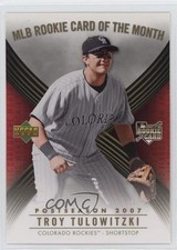 2007 Upper Deck MLB Rookie Card of the Month Troy Tulowitzki #ROM-7 RC 1fc8. rookie card picture