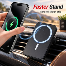 Wireless Magnetic Charger 30W Car Mount Holder For iPhone 18 17 16 15 14 13 12