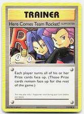 Evoluzioni Arriva Team Rocket! Carta Pokemon SEC Tcg 113/108 leggermente giocata