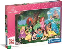 Gadget -D- Clementoni: Puzzle 104 Pz Super - Princess Clementoni