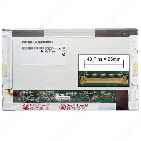 Dalle Écran LCD LED Brillant 1366x768 Éclat des Couleurs Modèle 11.6
