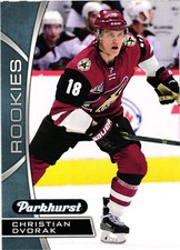 2016-17 UD Hockey Series 1 Parkhurst Rookies #PR-6 Christian Dvorak Blue