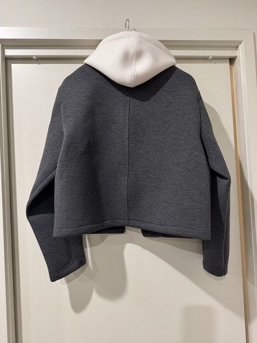 Mango Combined Hooded Jacket Size M - Picture 3 of 5