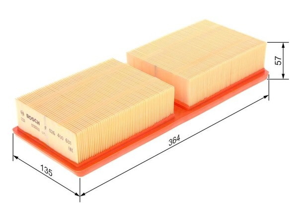 Bosch Luftfilter F 026 400 631 FüR Alfa Romeo-image