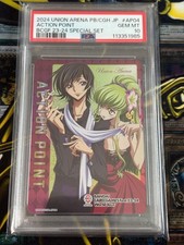 Code Geass PSA10 Special Set Action Points Trading Card Union Arena Rare