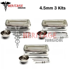 3 HRT Trocar kit 4.5mm 3 kits ,Hormone Replacement Pellet Insertion Kit 3 Sets