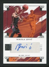 2023-24 NIKOLA JOVIC 72/99 AUTO PANINI IMPECCABLE INDELIBLE INK AUTOGRAPHS