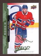 2018-19 Upper Deck MVP Hockey Green Script Rookie Parallel #250 Noah Juulsen