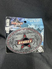 Men's 2007 PBR Professional Bull Riders Metal Enamel Belt Buckle