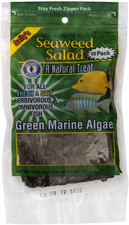 Green Seaweed Salad Dried Marine Algae Bulk 0.91 Ounce 40 Mini Sheets Aquarium