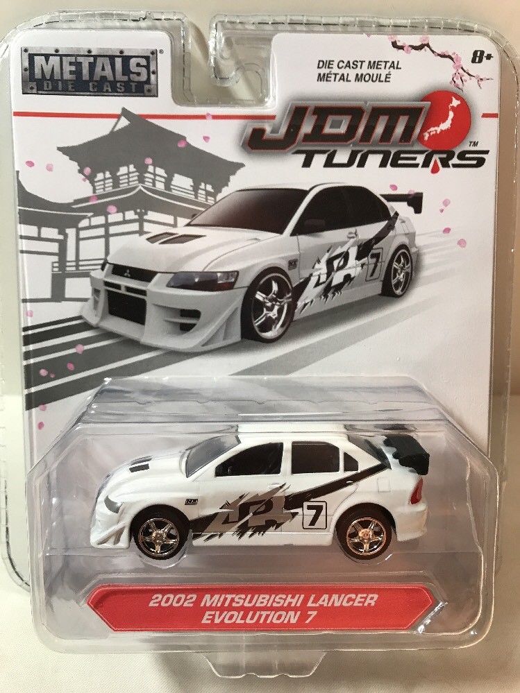 Top Tuners 2002 三菱 Lancer Evolution VII JDM Tuners Die Cast 2002 Mitsubishi Lancer Evolution 7 New
