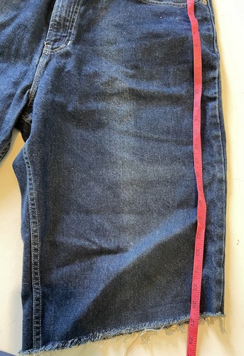 Pantalones Cortos De Colección Y2K Tommy Hilfiger Denim Corte Jean Para Hombres 38 Azul Suelto Patinador - Imagen 7 de 8