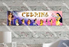 Pocahontas - Personalized Name Poster Customized Birthday Party Banner Decor