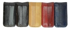 New Genuine EEL SKIN Magnetic/Magnet Bill Holder/Money Clip Wallet